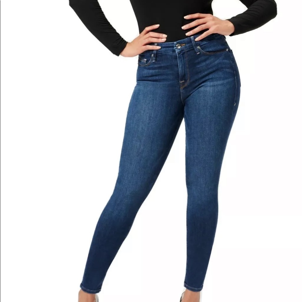 Good American Good Legs Blue Skinny Jeans